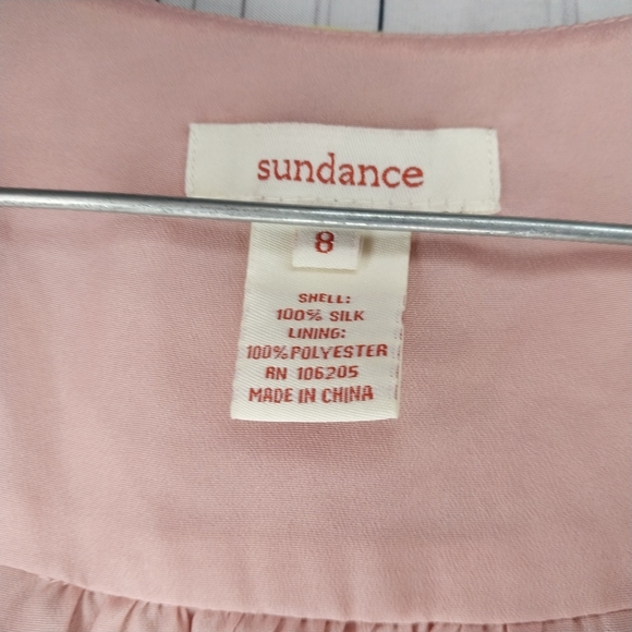 Sundance River Walk Silk Wrap Floral Tie Waist Flowy Feminine Fairy dress - Picture 3 of 13